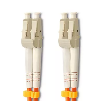 Qoltec optički patch kabel LC/UPC na LC/UPC multimode OM2 dupleks 20m
