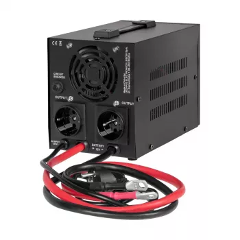 Rebel POWER-500-LFP4 čisti sinusni inverter s funkcijom punjenja 12V 230V 500VA/300W