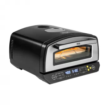 TEESA pećnica za pizzu SUPREME ELITE 2200 W, 450°C, dvostruko grijanje, prozor, LED, 33 cm, više programa pečenja
