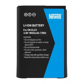 Newell zamjenska baterija za Nikon EN-EL23, 1850mAh, 7,0Wh, Li-Ion