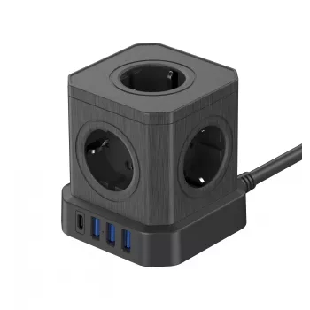 Newell GaN Power Cube 9W1 produžni blok crni