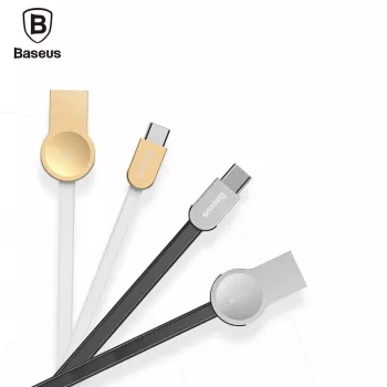 Baseus Keyble kabel (cink legura) USB-A na USB-C 1m bijeli
