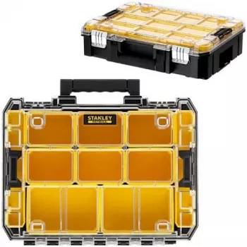 STANLEY PRO-STACK organizator Duo-Pack (crno-prozirni, 2 komada)