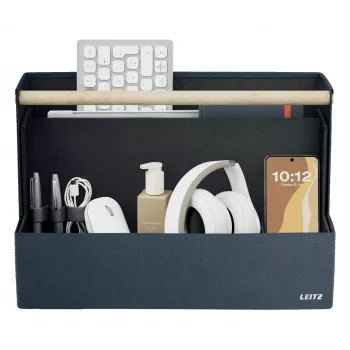 Leitz MyBox prijenosni organizator za stol tamno siva tkanina