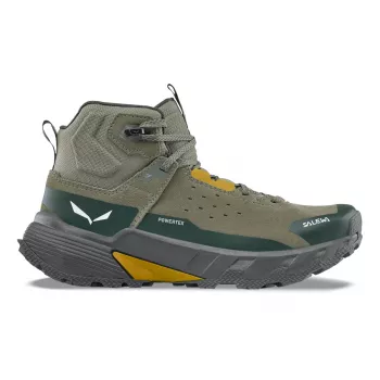 Salewa Pedroc 2 Leather Mid PTX planinarske cipele, Dark Olive/Cactus, EU 44