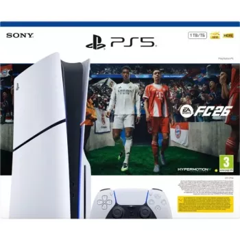 Sony PlayStation 5 Slim Disc Edition 1TB + EA Sports FC 26 Bundle - bijelo/crno (CFI-2116A)