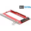 DeLOCK U.2 na M.3 / NF1 konverter – PCIe 4.0 NVMe adapter, SFF-8639 na SFF-8611/8612