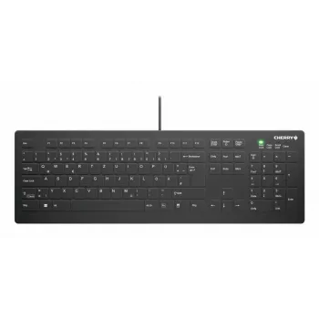 CHERRY Contour Design Active Key AK-C8112 full-size žična USB tipkovnica s škarastim mehanizmom QWERTY crna