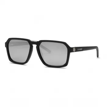 PHILIPP PLEIN SPORT muške sunčane naočale SSP030 - 59/17/145 mm, crni acetatni okvir, sive leće, UV400 zaštita
