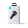 Joyroom 3-u-1 auto punjač s Bluetooth FM odašiljačem, 70W PD, crni (JR-CL26)