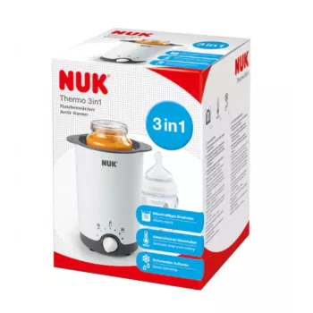 NUK Thermo 3-u-1 grijač hrane za bebe bijelo/crni 7,6cm