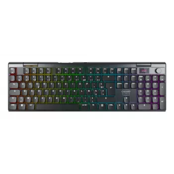 CHERRY XTRFY MX 10.1 Wireless low-profile gaming tipkovnica, AZERTY, RGB, crna