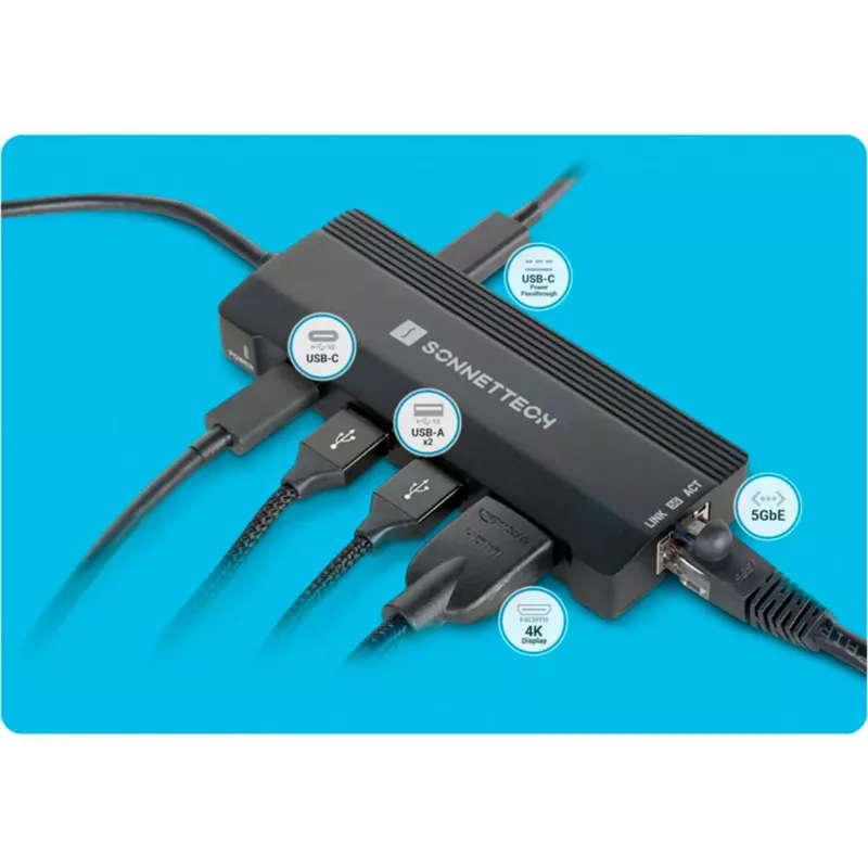 Sonnet Echo 6 USB-C 5GbE višestruki hub