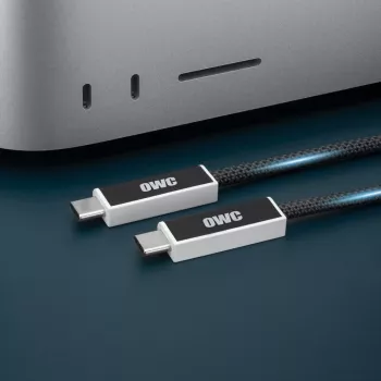 OWC aktivni optički USB4 USB-C kabel 3m (10ft) - 40Gbps, 100W, crni