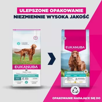 Eukanuba Special Care Sensitive Digestion suha hrana za odrasle pse malih i srednjih pasmina, janjetina i riža, 12 kg