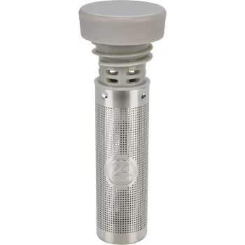 24Bottles Infuser poklopac sivi - vijčani poklopac od nehrđajućeg čelika i silikona za boce 24Bottles