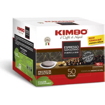 Kimbo NAPOLETANO 44mm ESE jastučići, 50 kom. x 7g, tamno pržena mljevena kava