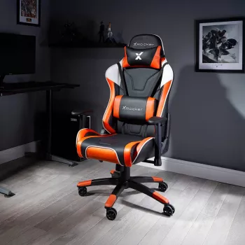 X Rocker Agility eSports gaming stolica za radni stol, crno-narančasta