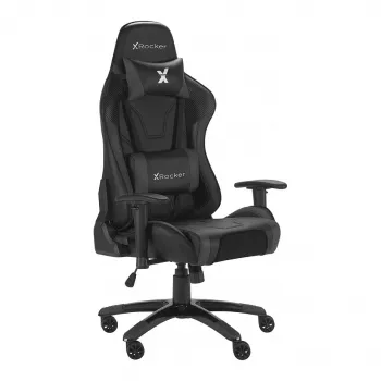 X Rocker gaming stolica, crna, 3D nasloni za ruke, jastuci za udobnost, 100 kg
