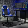 X Rocker Saturn gaming stolica za stol za djecu i mlade, plava