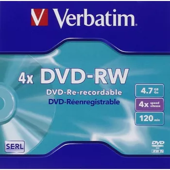 Verbatim DVD-RW 4,7GB 4x 5 komada jewel case