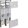 Hager ZK33X3T kompletno brojilno polje 1050mm 2 mjesta za brojila 2 razvodna polja NRW SH MV N-Sachsen
