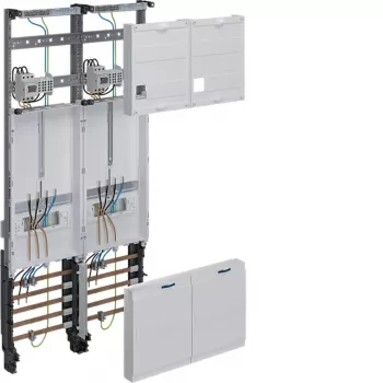 Hager ZK33X3T kompletno brojilno polje 1050mm 2 mjesta za brojila 2 razvodna polja NRW SH MV N-Sachsen