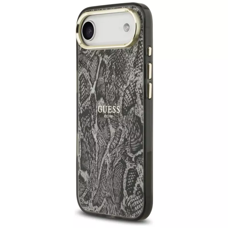 Guess Python Pattern MagSafe futrola za iPhone Air - crna