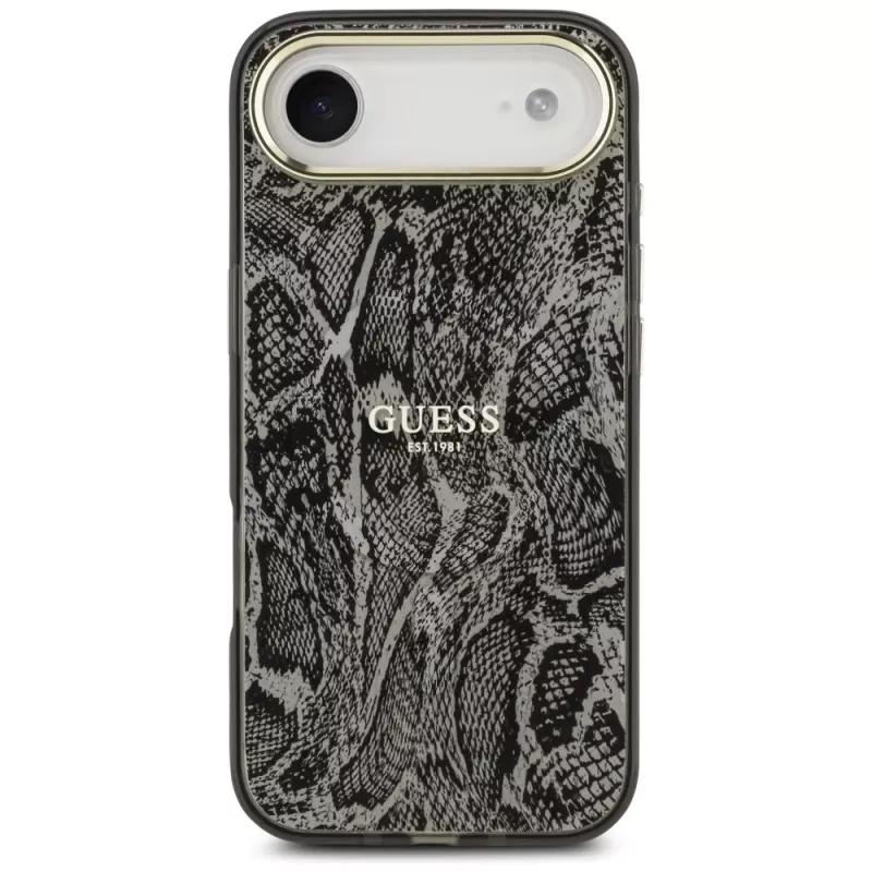 Guess Python Pattern MagSafe futrola za iPhone Air - crna