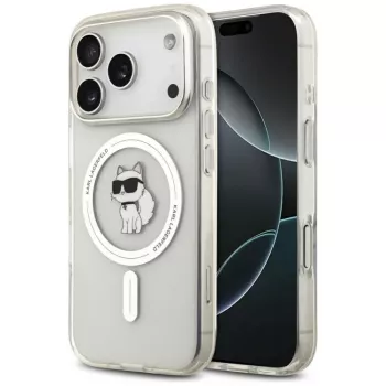 Karl Lagerfeld IML Choupette MagSafe futrola za Apple iPhone 17 Pro Max, prozirna