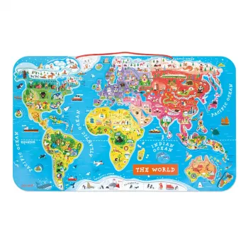 Janod magnetski puzzle karta svijeta
