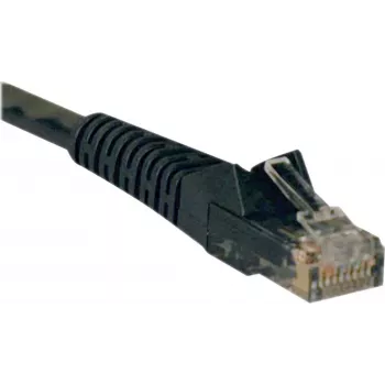 Tripp 25ft Cat6 Gigabit Snagless Molded patch kabel RJ45 M/M crni