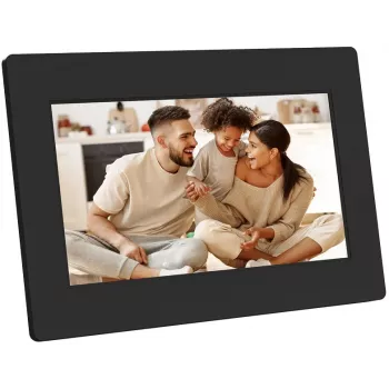 AGFAPHOTO APF700 Wi-Fi 7 inch digitalni okvir za fotografije s 32 GB memorije, IPS LCD zaslonom osjetljivim na dodir, senzorom pokreta, automatskom rotacijom, crni