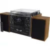 Soundmaster MCD5600BR stereo uređaj s gramofonom, DAB+, UKV, Bluetooth, CD, kazeta, USB, 2 x 5 W, smeđa