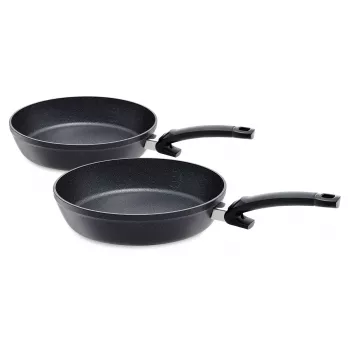 Fissler Adamant Comfort set tava za prženje 28 cm + 24 cm, neprianjajuće, prikladno za indukciju, 2-dijelni