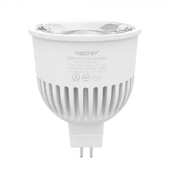 MIBOXER FUT112 LED Retrofit GU5.3/MR16 6W RGB-CCT 2,4GHz glatko prigušiva pametna reflektorska žarulja