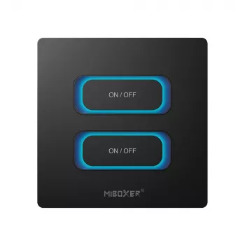 MIBOXER ESW2B dvokanalni pametni prekidač LED daljinski upravljač s WiFi i 2,4 GHz senzorom pokreta i dimmerom