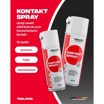 Teslanol kontaktni sprej 400ml, sredstvo za čišćenje