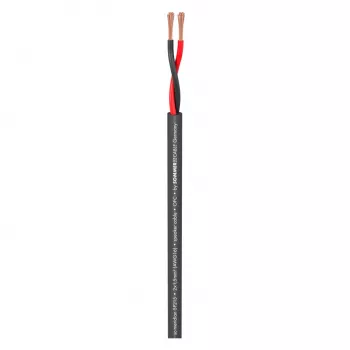 Sommer Cable Meridian Mobile SP215 Speaker Cable 2 x 1.5 mm² PVC Black (Meterware)