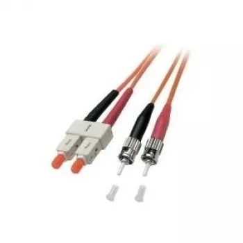 EFB Elektronik ECOFIBER Duplex optički patch kabel SC-ST, OM2 50/125 µm, LSZH, 15 m, narančasti