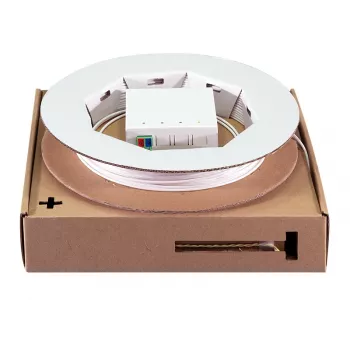 LogiLink FB2LC40 FTTH priključna kutija s 40m drop kabelom, 1x LC/APC, bijela