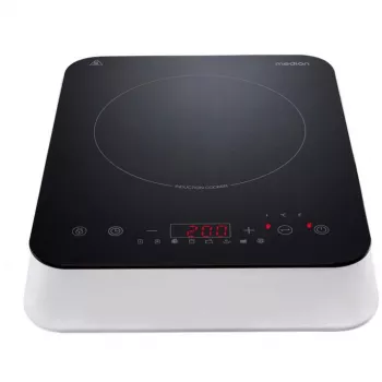 MEDION LIFE indukcijska ploča za kuhanje MD 18490 (crno-bijela, 2000 W)
