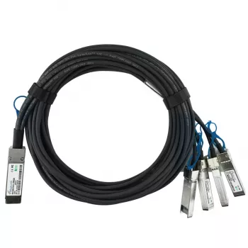 BlueOptics NVIDIA 980-9I48T-00C02A BlueLAN SC282701L3M26 pasivni 100GBASE-CR4 QSFP28 na 4x25GBASE-CR SFP28 Direct Attach Breakout kabel, 3 metra