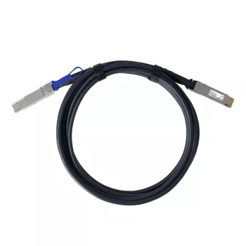 BlueOptics Fortinet FN-CABLE-QSFPDD-DAC-02 kompatibilni BlueLAN BL292901X2M26 QSFP-DD Direct Attach bakreni kabel, 400GBASE-CR4, 26 AWG, 2 metra