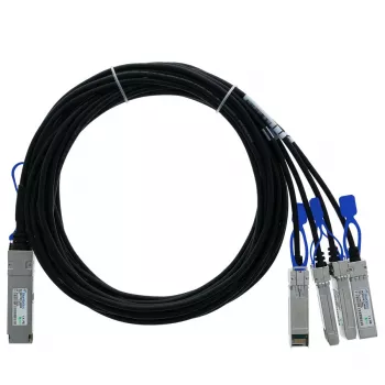 BlueOptics Fortinet FN-CABLE-QSFP28-4SFP28-5 BlueLAN SC282701L5M26 pasivni 100GBASE-CR4 QSFP28 na 4x25GBASE-CR SFP28 Direct Attach Breakout kabel, 5 metara