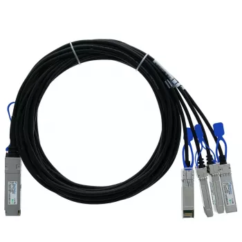 BlueOptics Fortinet FN-CABLE-QSFP28-4SFP28-5 BlueLAN SC282701L5M26 pasivni 100GBASE-CR4 QSFP28 na 4x25GBASE-CR SFP28 Direct Attach Breakout kabel, 5 metara