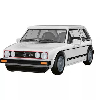 COBI 24662 Volkswagen Golf GTI (1976-1983) set za slaganje, 1:35, bijeli