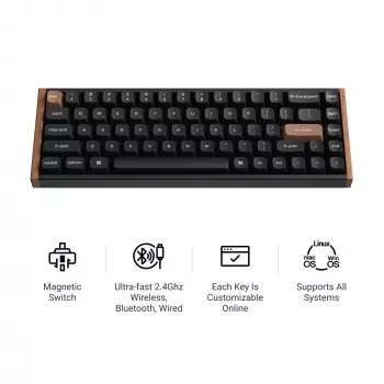 Keychron K6H-Q1 65% magnetska bijela
