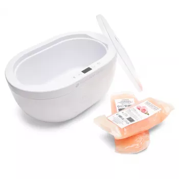 RIO PWAX-EU/1,1 Paraffin Wax Bath Heater - 200W, 2.3kg Capacity, White with Purple Accents