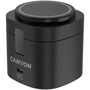 Canyon 4-in-1 Wireless Charging Stand 30W Black with 1m Cable
